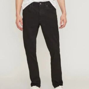 Everlane Size 33 x 30 The Slim 4-Way Stretch Organic Jean Black Denim Mens NWT